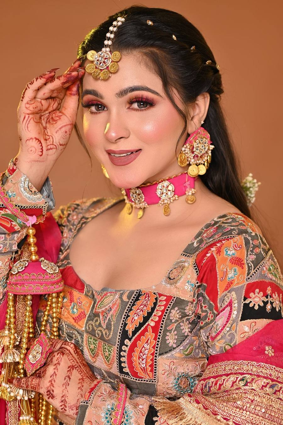 Bridal makeup and hairstyling by SB Makeovers, Prayagraj