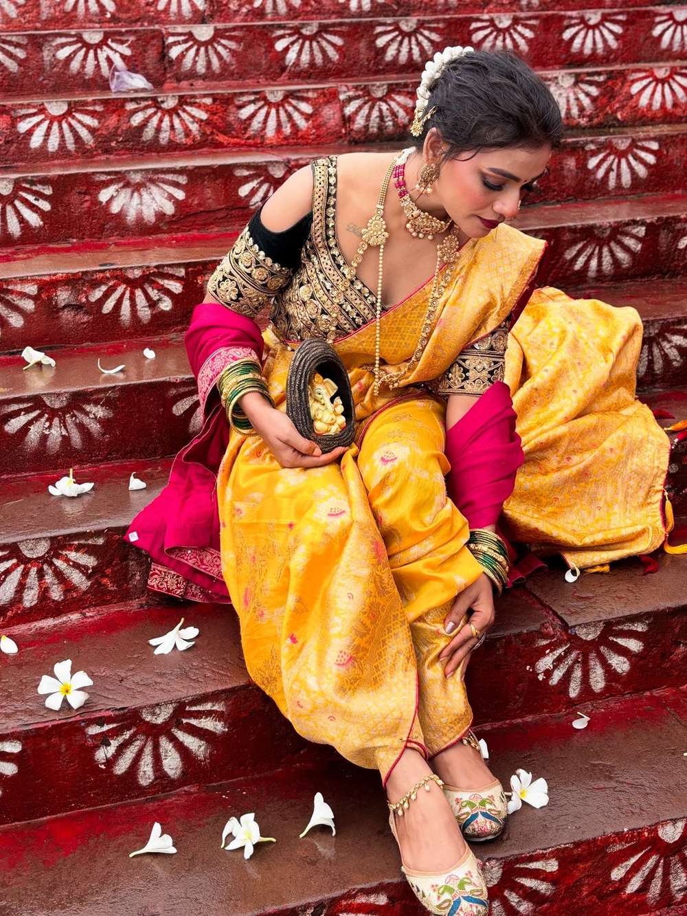 Bridal makeup and hairstyling by SB Makeovers, Prayagraj