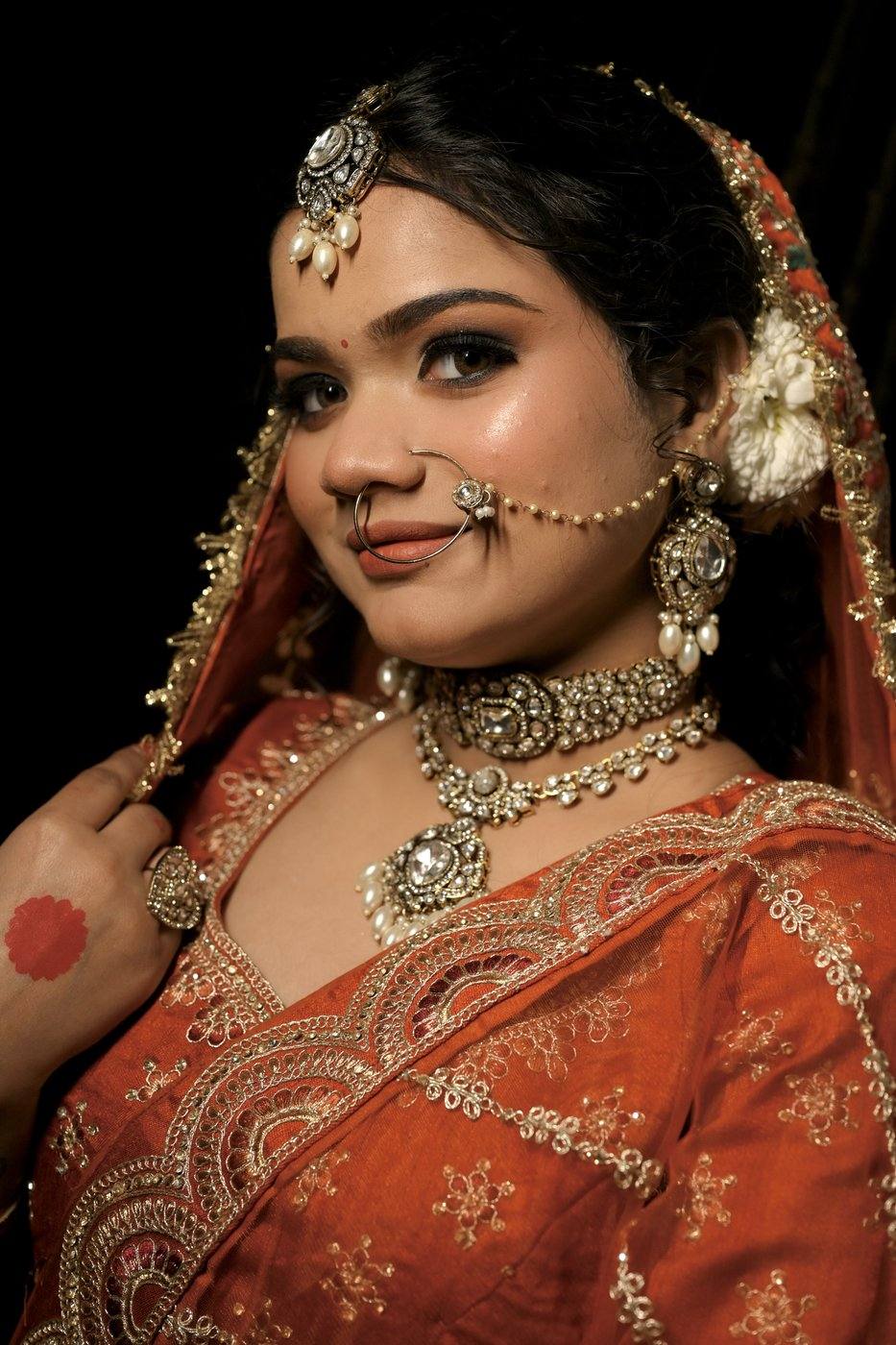 Bridal makeup and hairstyling by SB Makeovers, Prayagraj