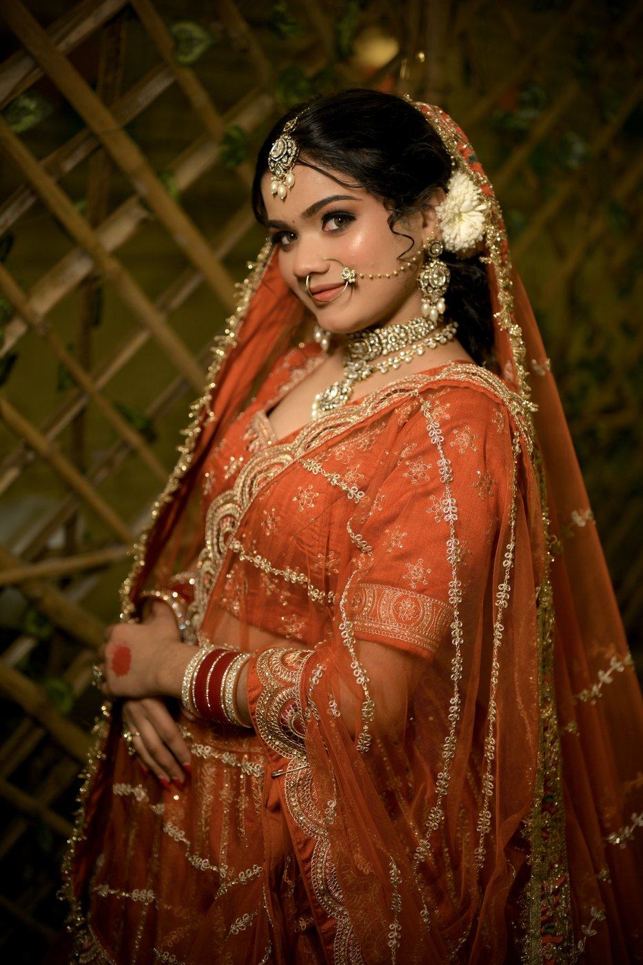 Bridal makeup and hairstyling by SB Makeovers, Prayagraj