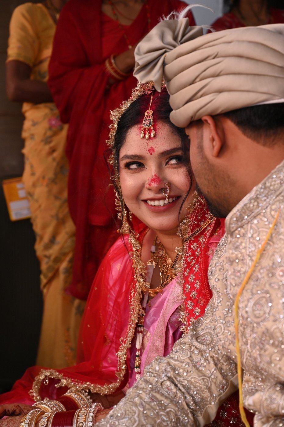 Bridal makeup and hairstyling by SB Makeovers, Prayagraj