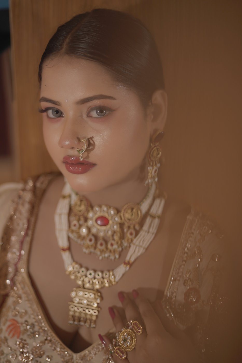 Bridal makeup and hairstyling by SB Makeovers, Prayagraj