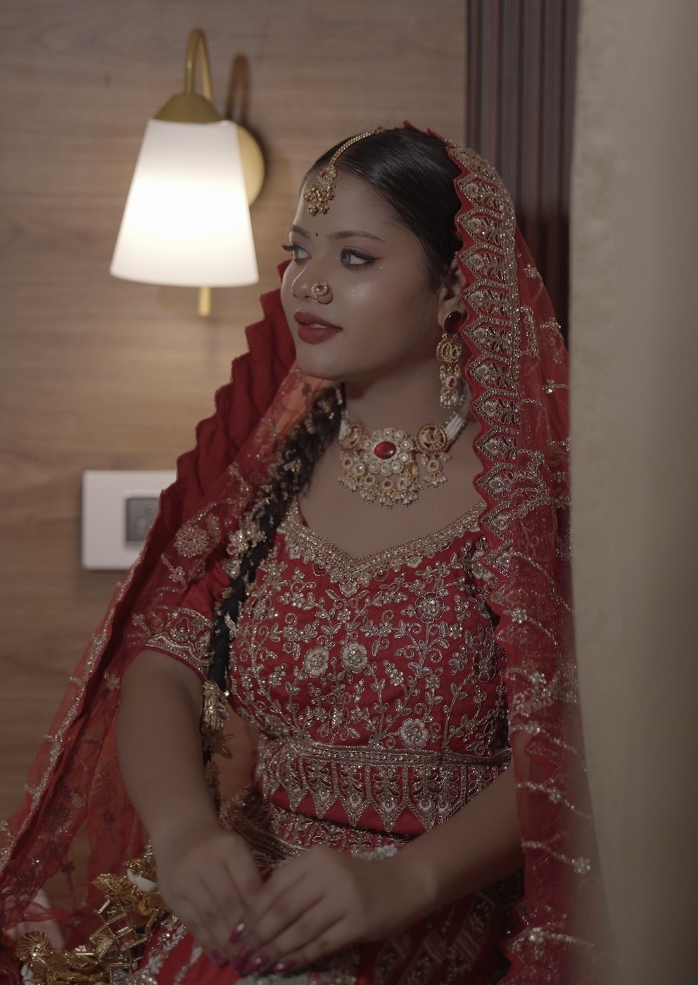 Bridal makeup and hairstyling by SB Makeovers, Prayagraj