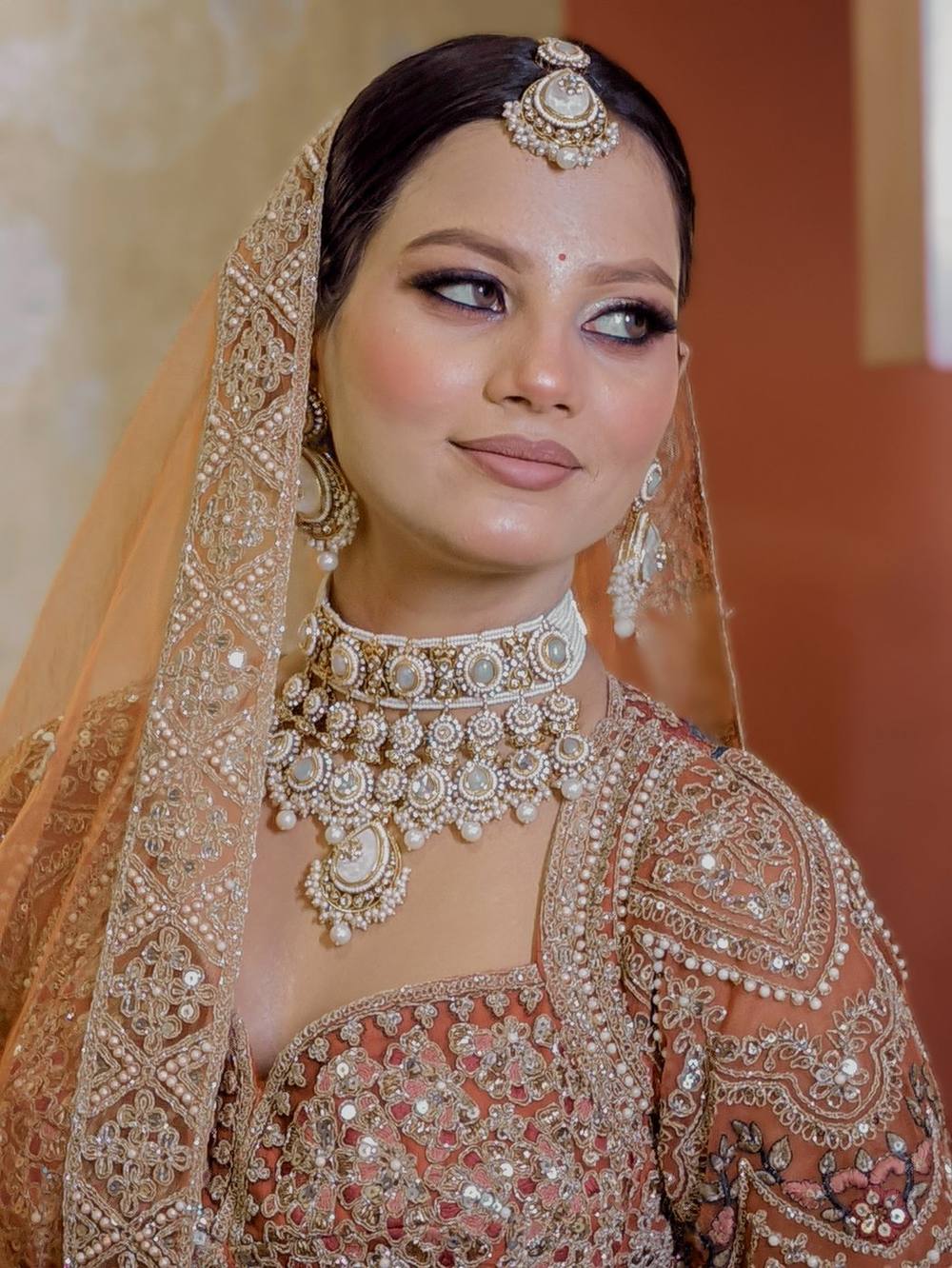 Bridal makeup and hairstyling by SB Makeovers, Prayagraj