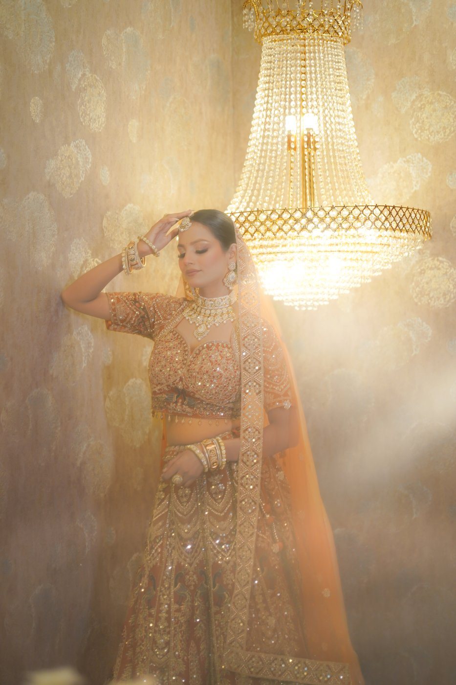 Bridal makeup and hairstyling by SB Makeovers, Prayagraj