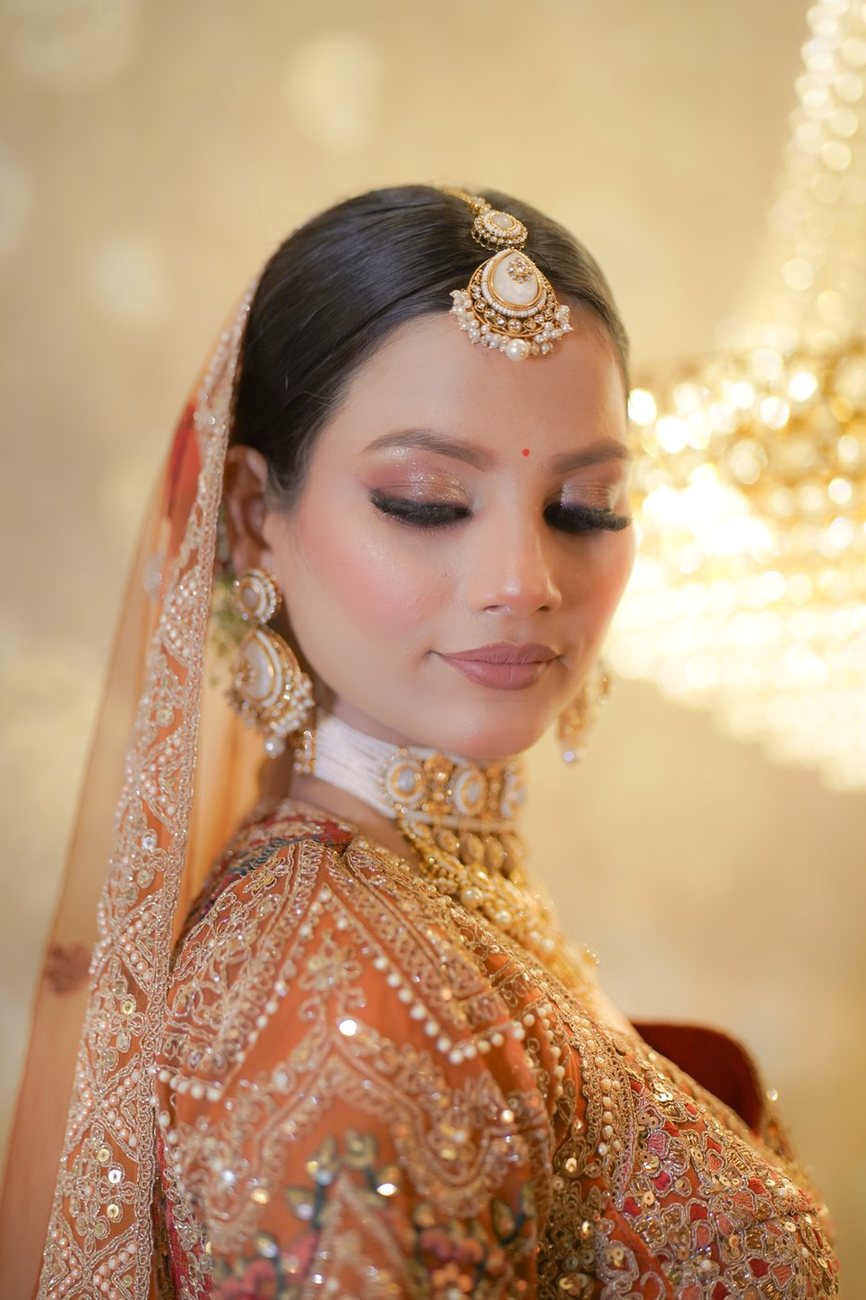 Bridal makeup and hairstyling by SB Makeovers, Prayagraj