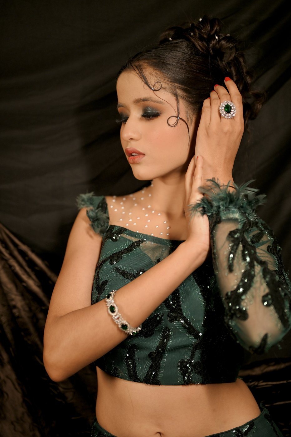 Editorial makeup by SB Makeovers, Prayagraj