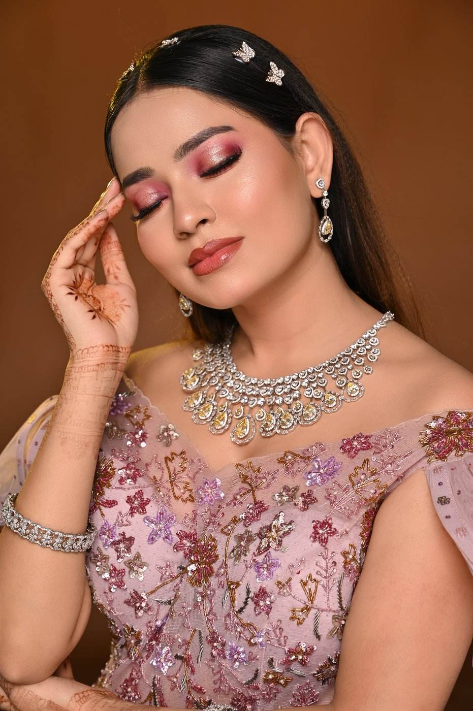Engagement makeup by SB Makeovers, Prayagraj