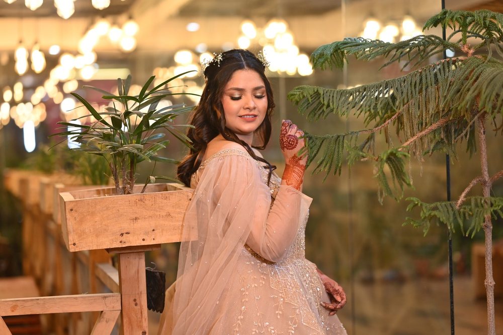 Engagement makeup by SB Makeovers, Prayagraj