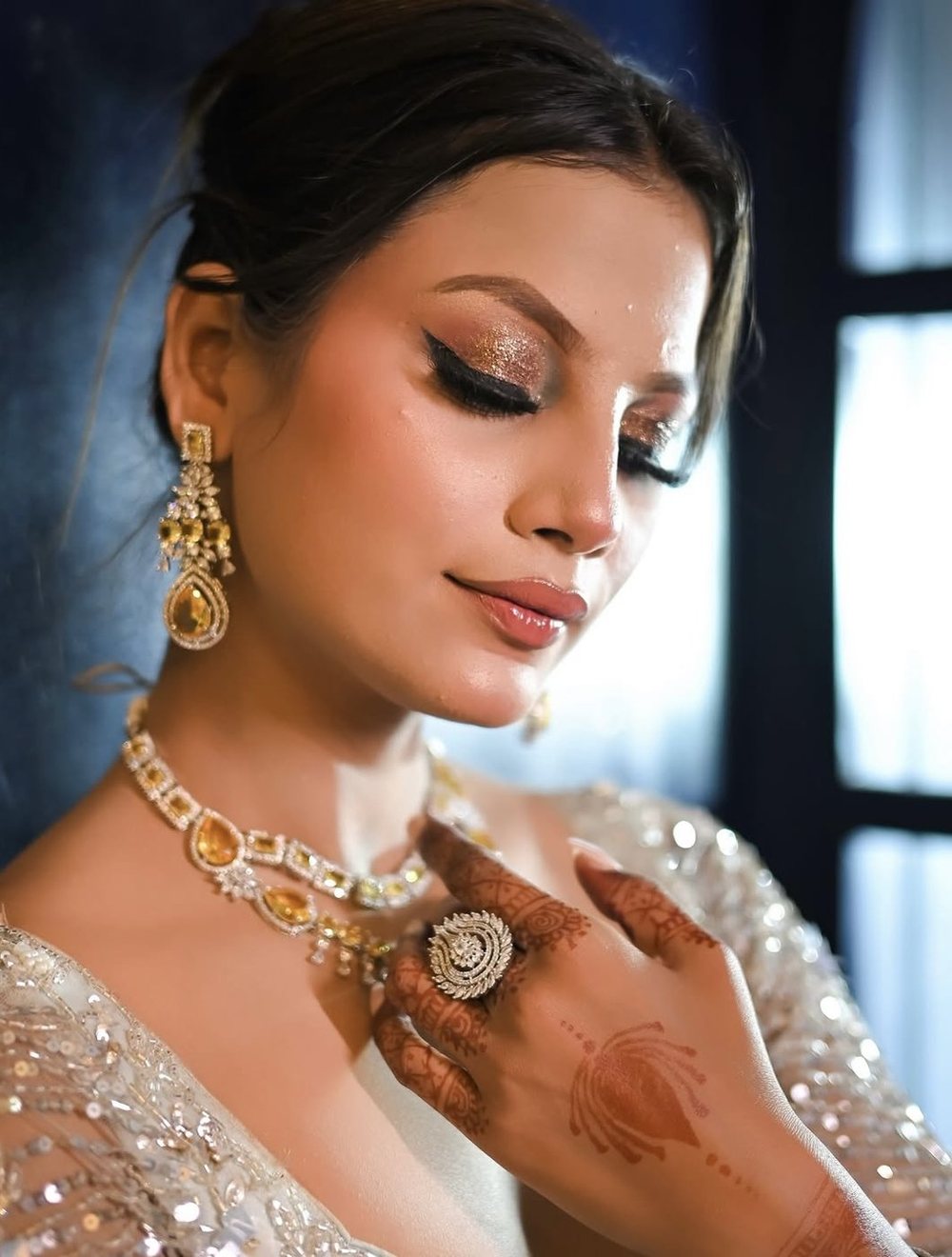 Engagement makeup by SB Makeovers, Prayagraj