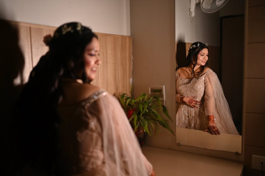 Engagement makeup by SB Makeovers, Prayagraj