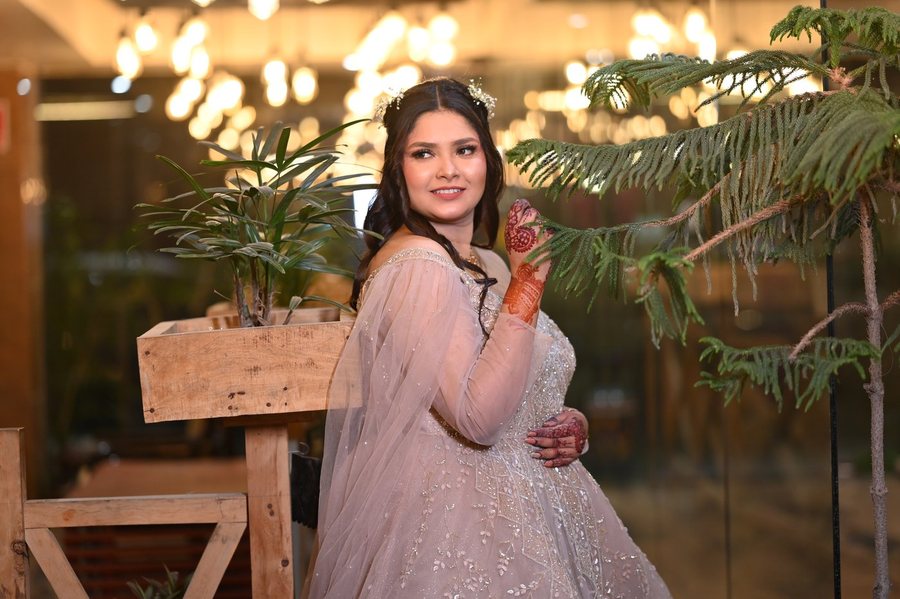 Engagement makeup by SB Makeovers, Prayagraj