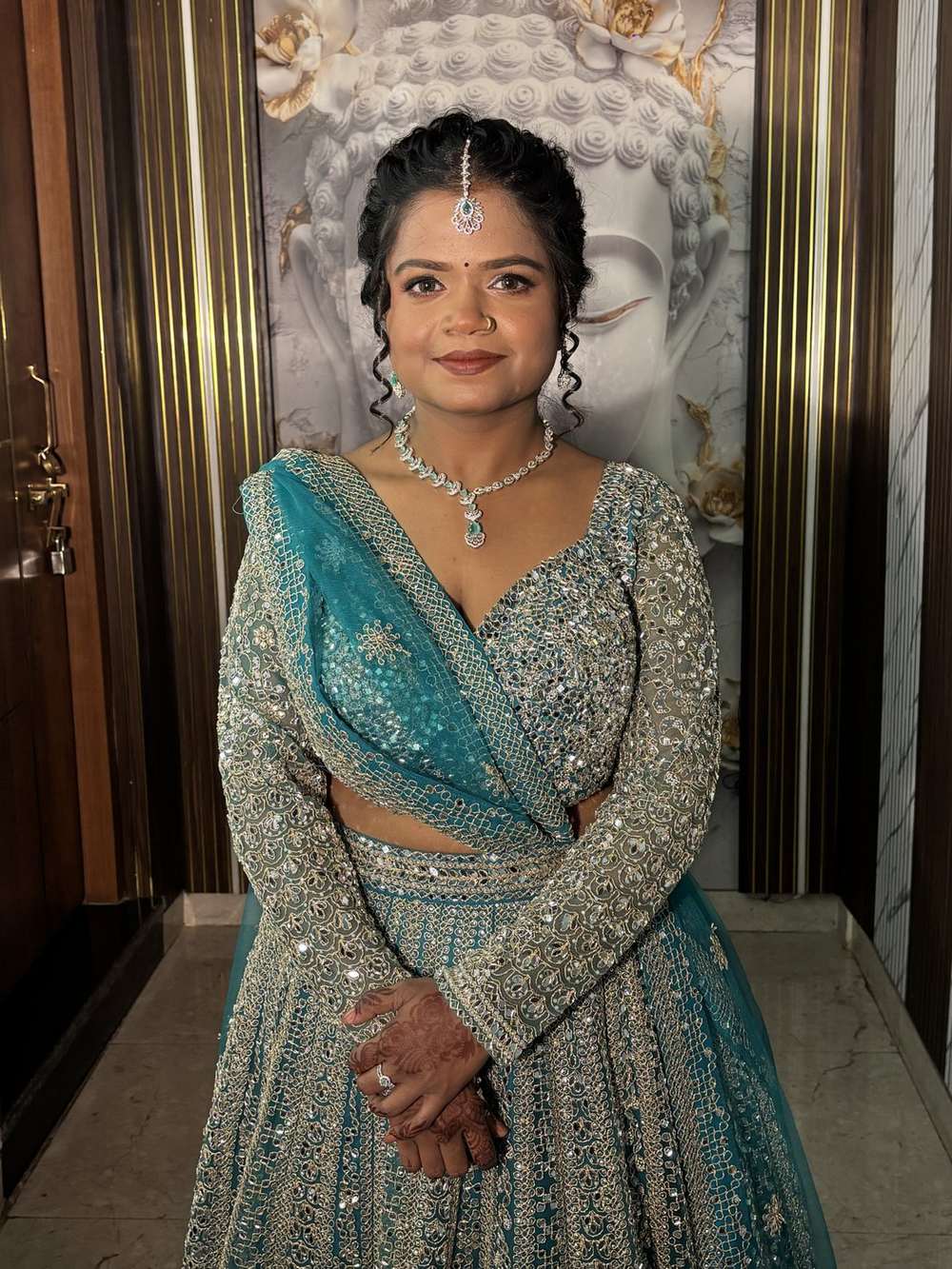 Reception makeup by SB Makeovers, Prayagraj