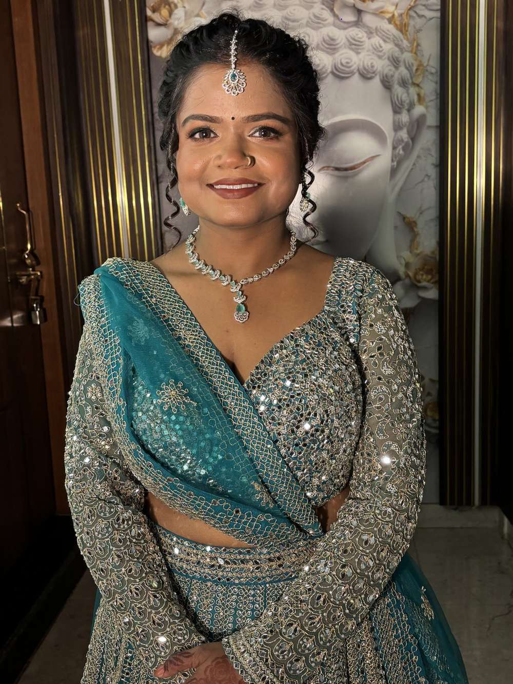 Reception makeup by SB Makeovers, Prayagraj