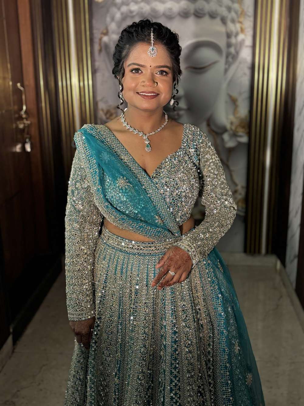 Reception makeup by SB Makeovers, Prayagraj