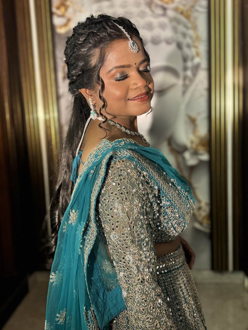 Reception makeup by SB Makeovers, Prayagraj