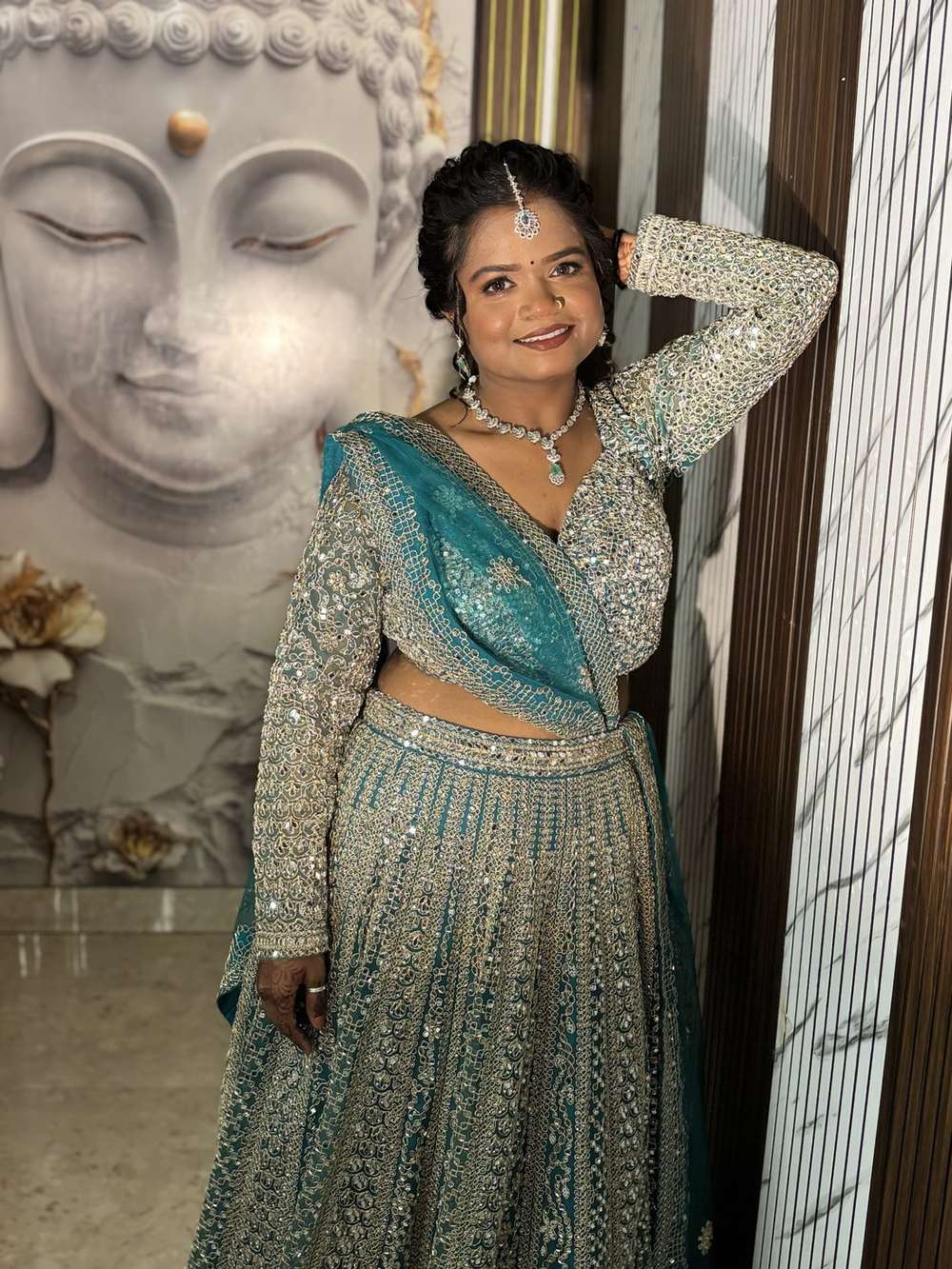 Reception makeup by SB Makeovers, Prayagraj